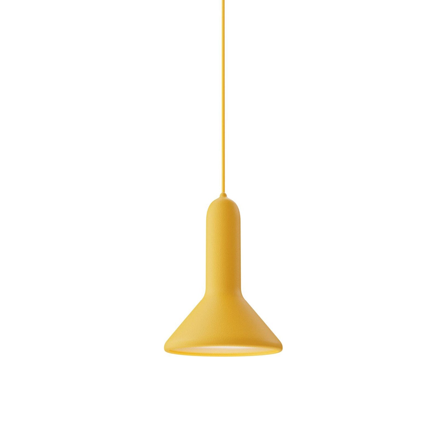 Torch Cone Pendant Light in Yellow (Small).