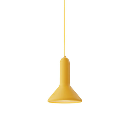 Torch Cone Pendant Light in Yellow (Small).