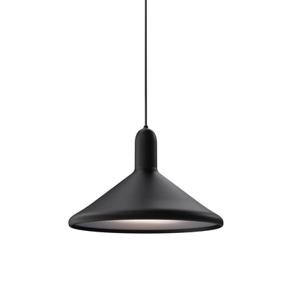 Torch Cone Pendant Light in Black (Large).