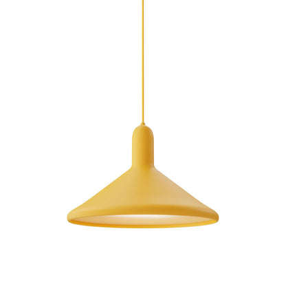 Torch Cone Pendant Light in Yellow (Large).