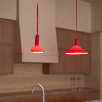 Torch Cone Pendant Light in kitchen.