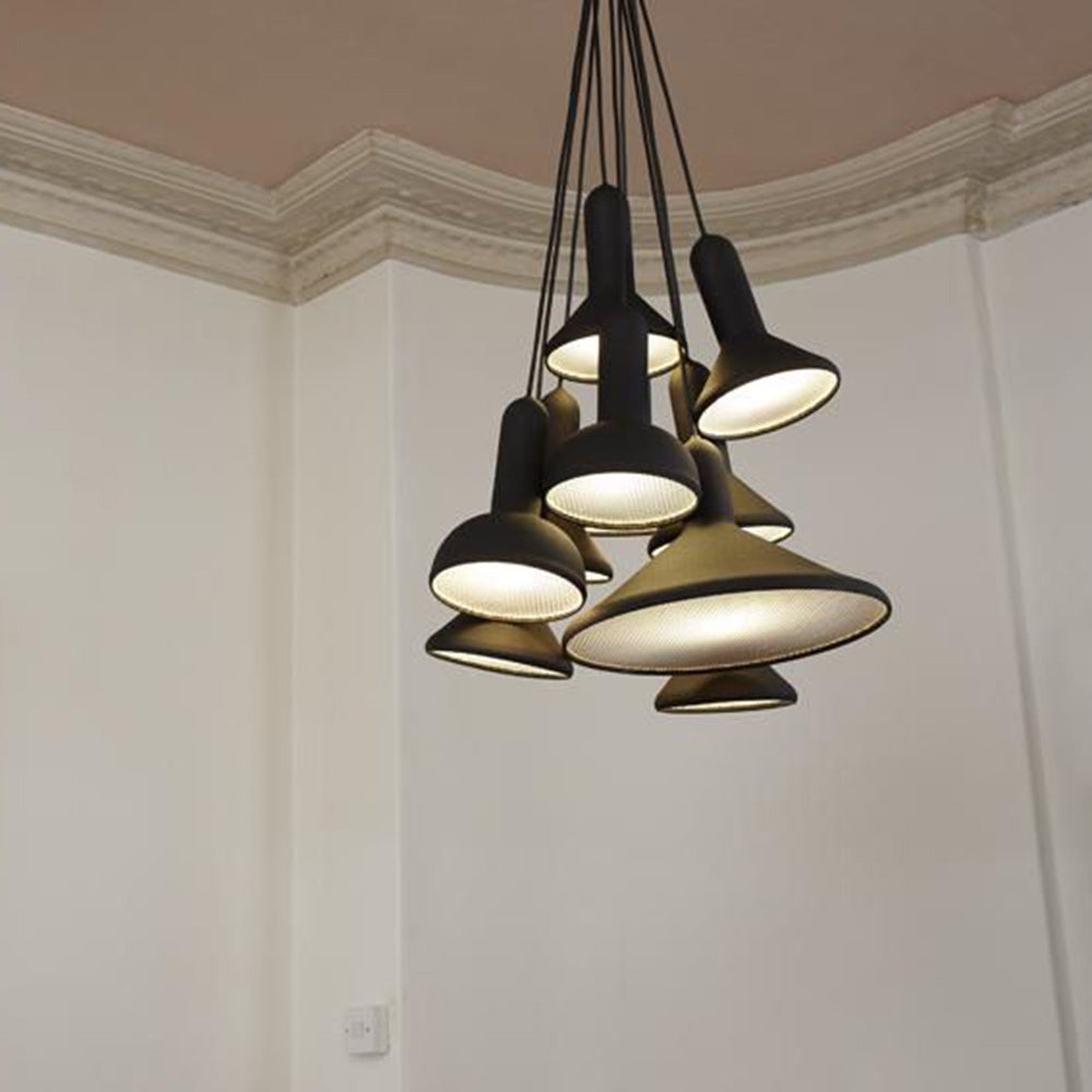 Torch Punch Pendant Light in Detail.