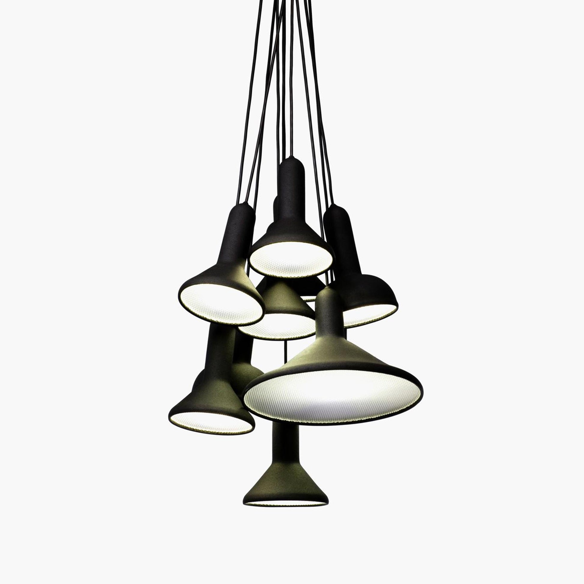 Torch Punch Pendant Light in Detail.
