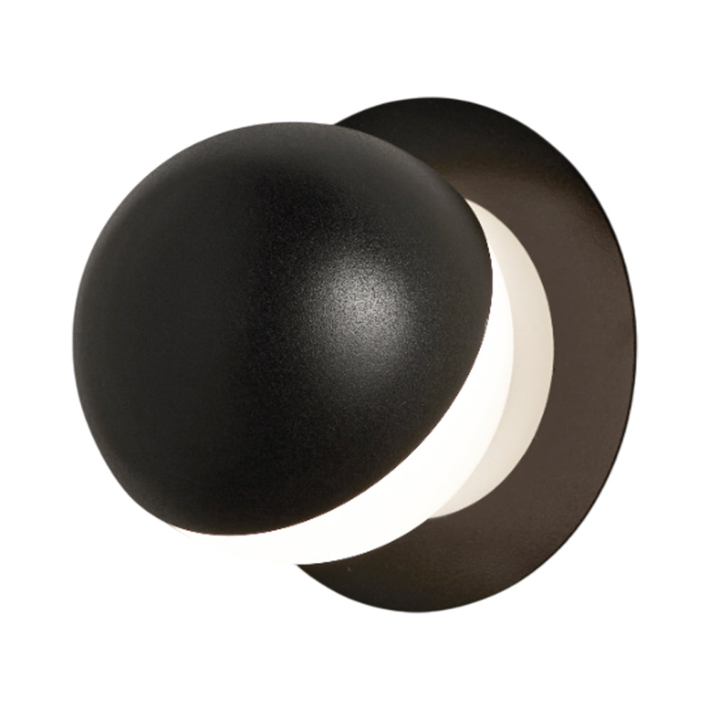 Alfi 3740A1R Recessed Wall Light in Black.