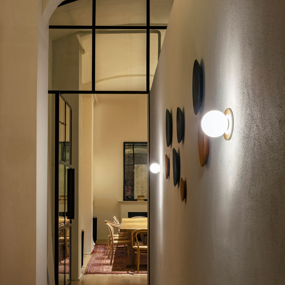 Alfi 3740AR Recessed Wall Light in hallway.
