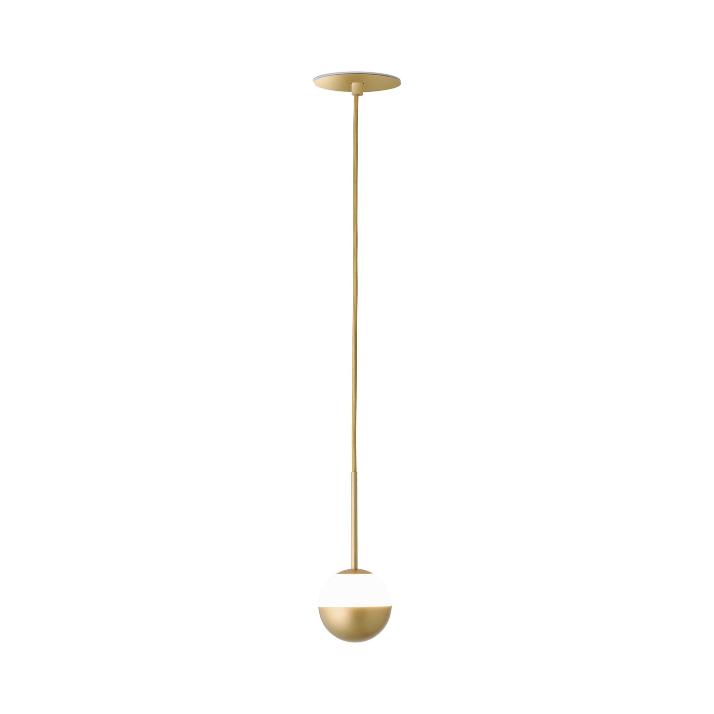 Alfi LED Pendant Light in Gold Matt (Glass With Cap).