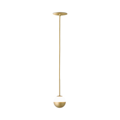 Alfi LED Pendant Light in Gold Matt (Glass With Cap).