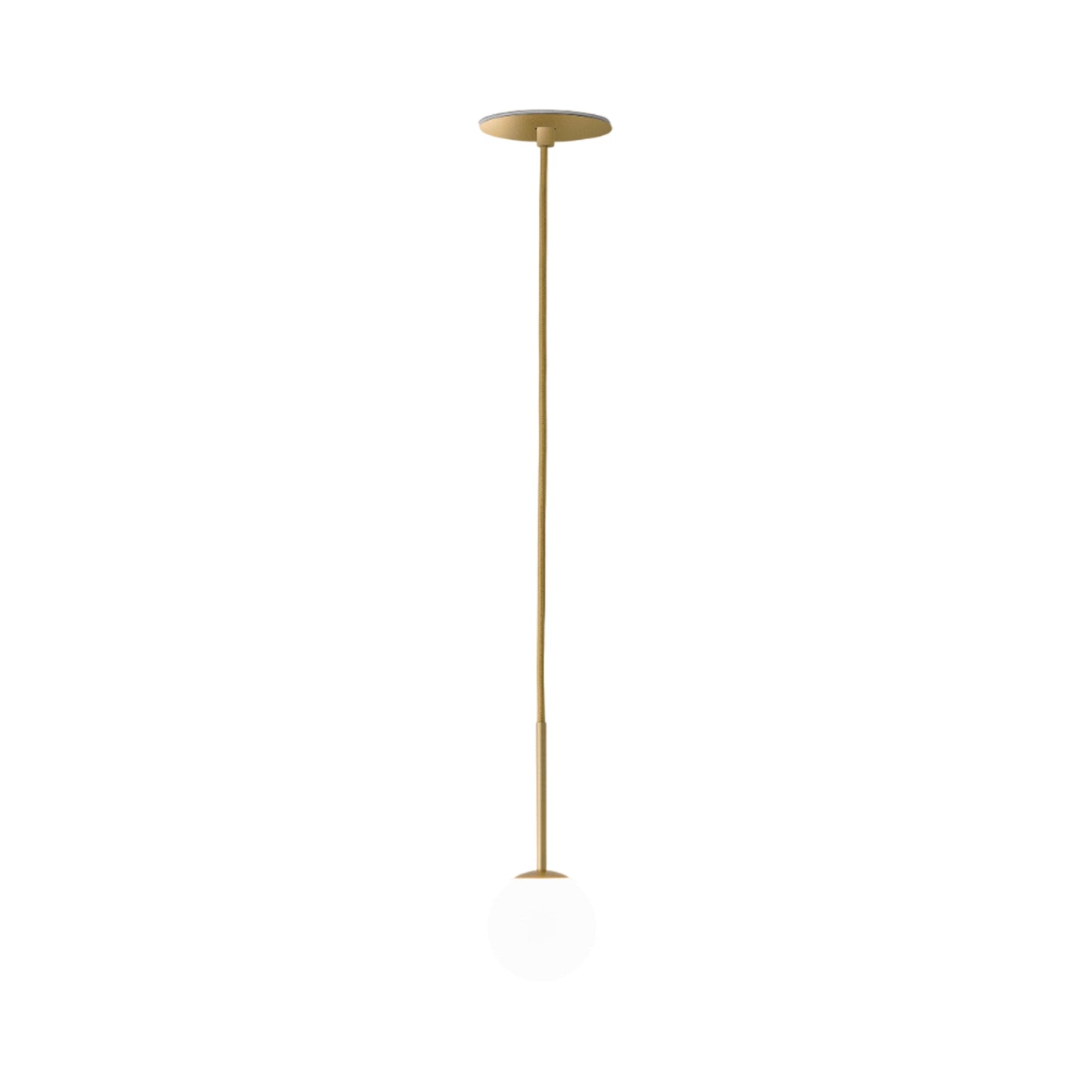 Alfi LED Pendant Light in Gold Matt (Plain Glass).