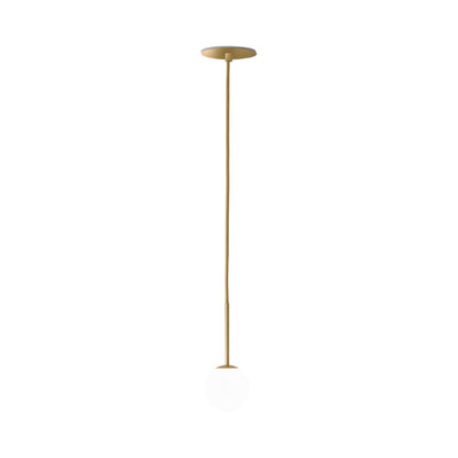 Alfi LED Pendant Light in Gold Matt (Plain Glass).