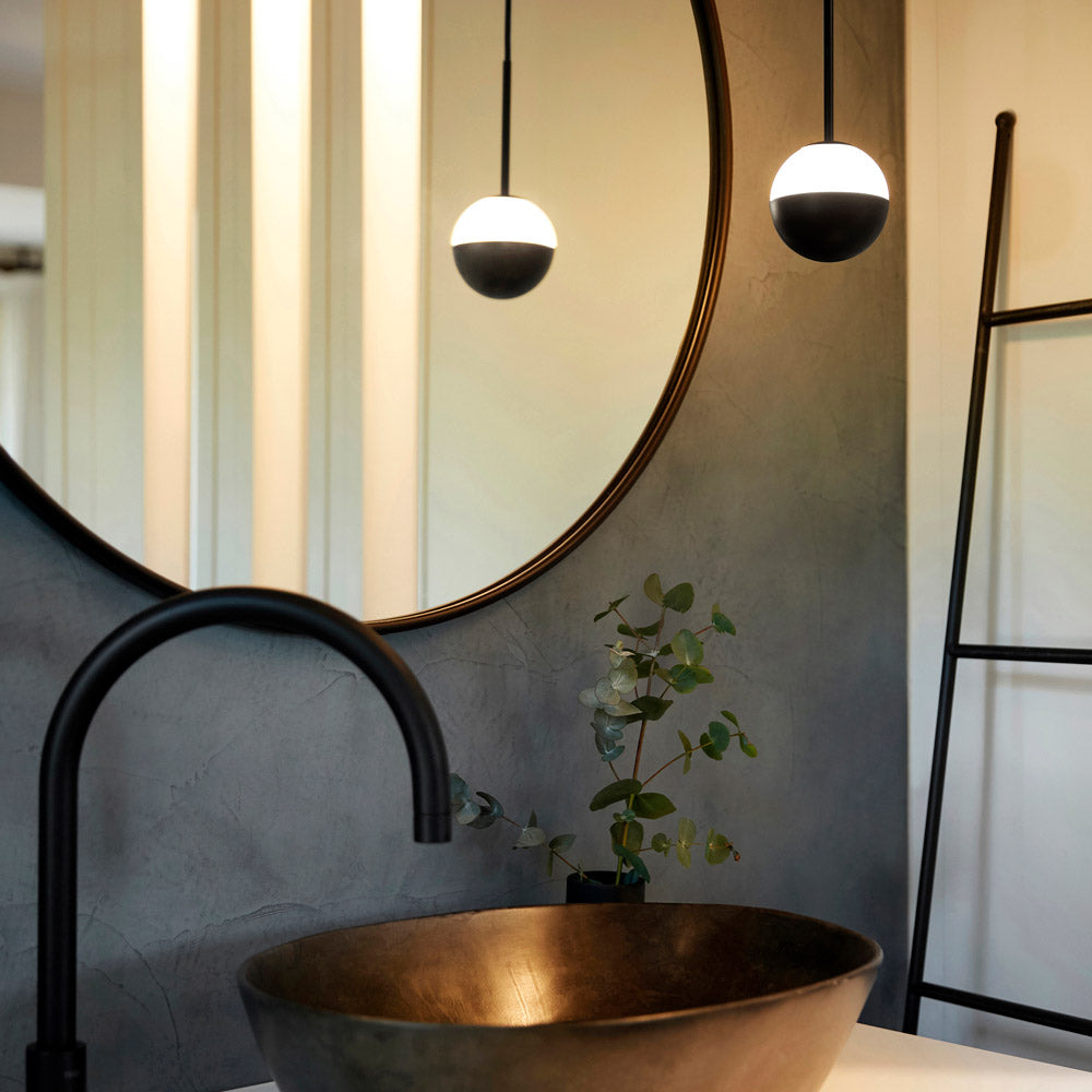 Alfi LED Pendant Light in bathroom.