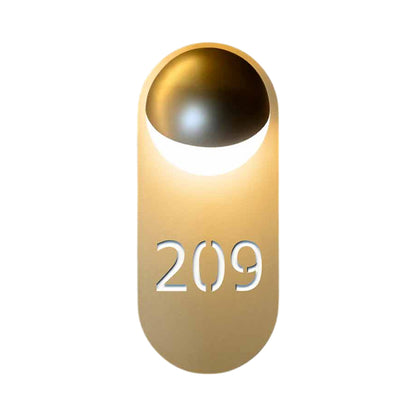 Alfi Recessed Wall Light in Gold Matt.