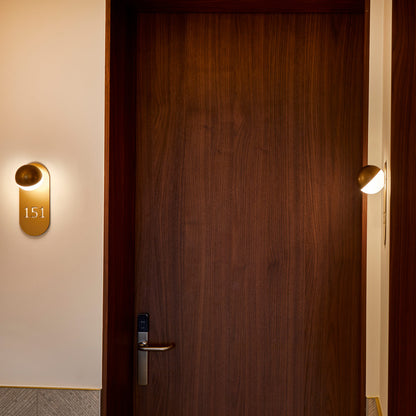 Alfi Recessed Wall Light in hallway.
