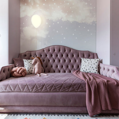 Balloon Wall Light in kids' room.