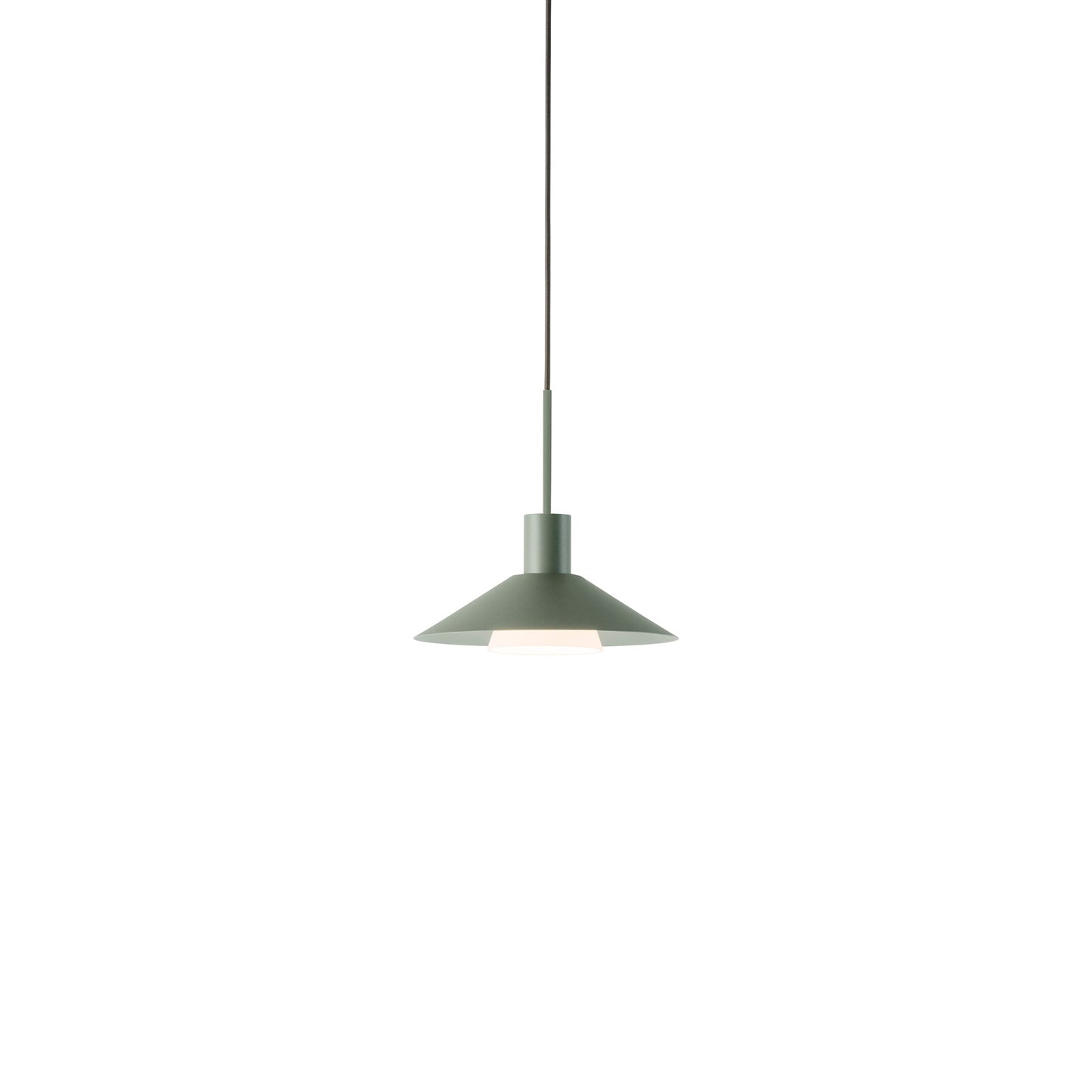 Belt 4145 LED Pendant Light in Pale Green (Small).