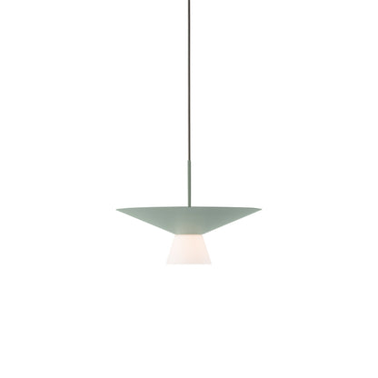 Belt 4145 LED Pendant Light in Pale Green (Medium).