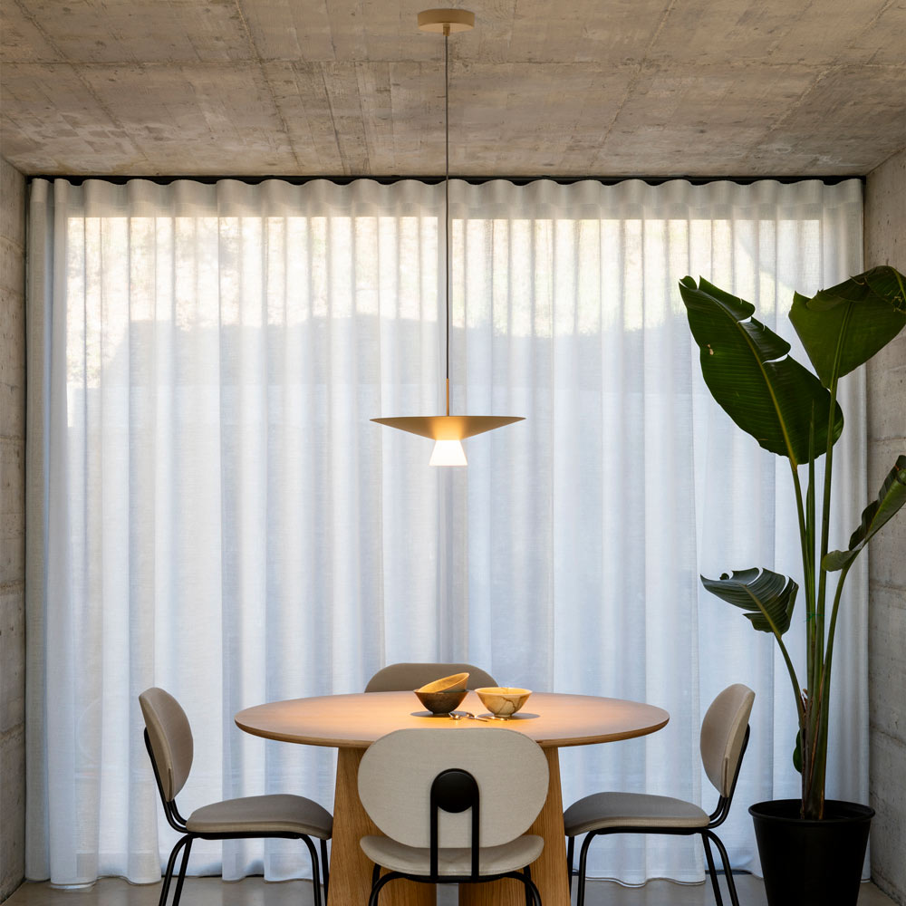 Belt 4145 LED Pendant Light in dining room.