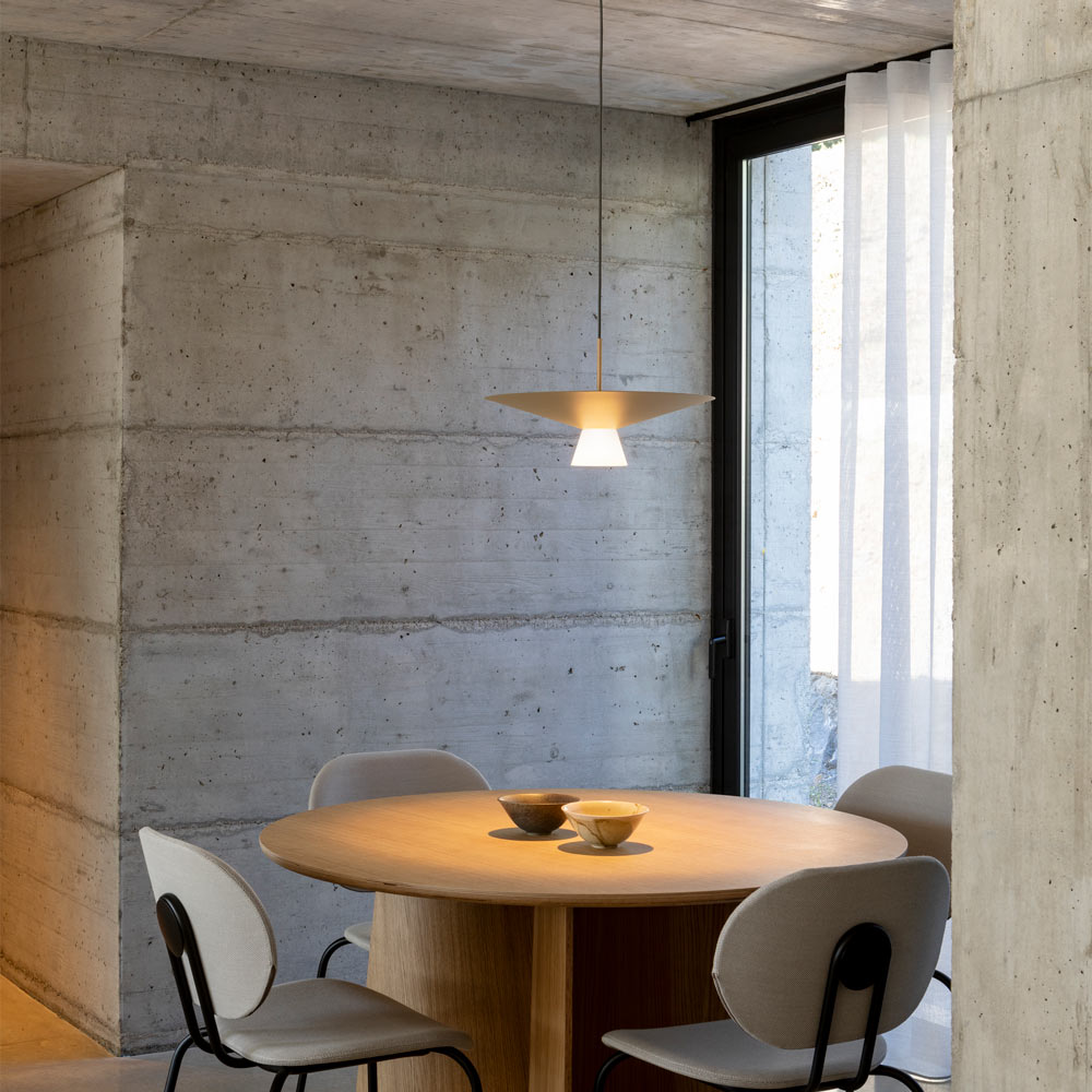 Belt 4145 LED Pendant Light in dining room.