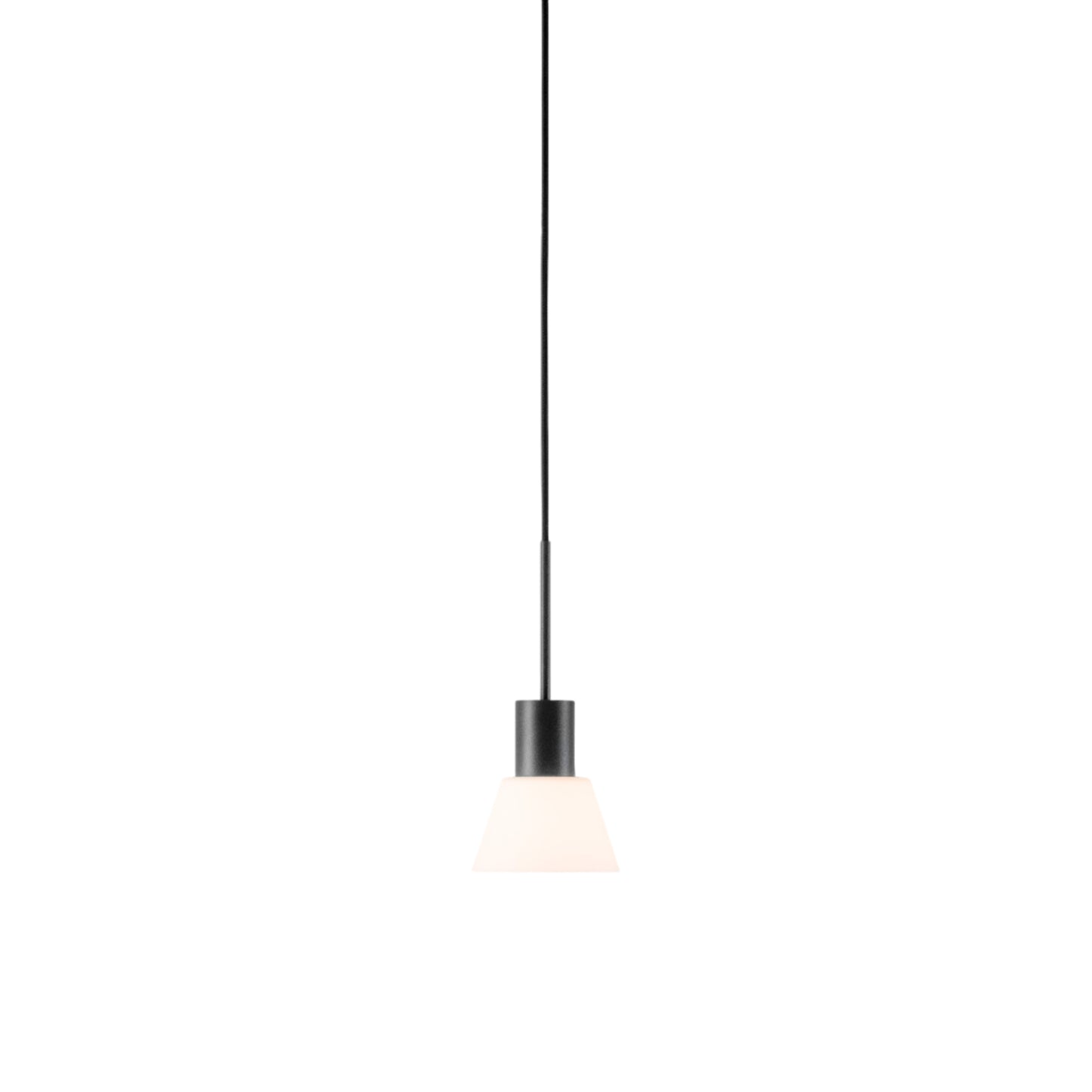 Belt LED Pendant Light in Anthracite.