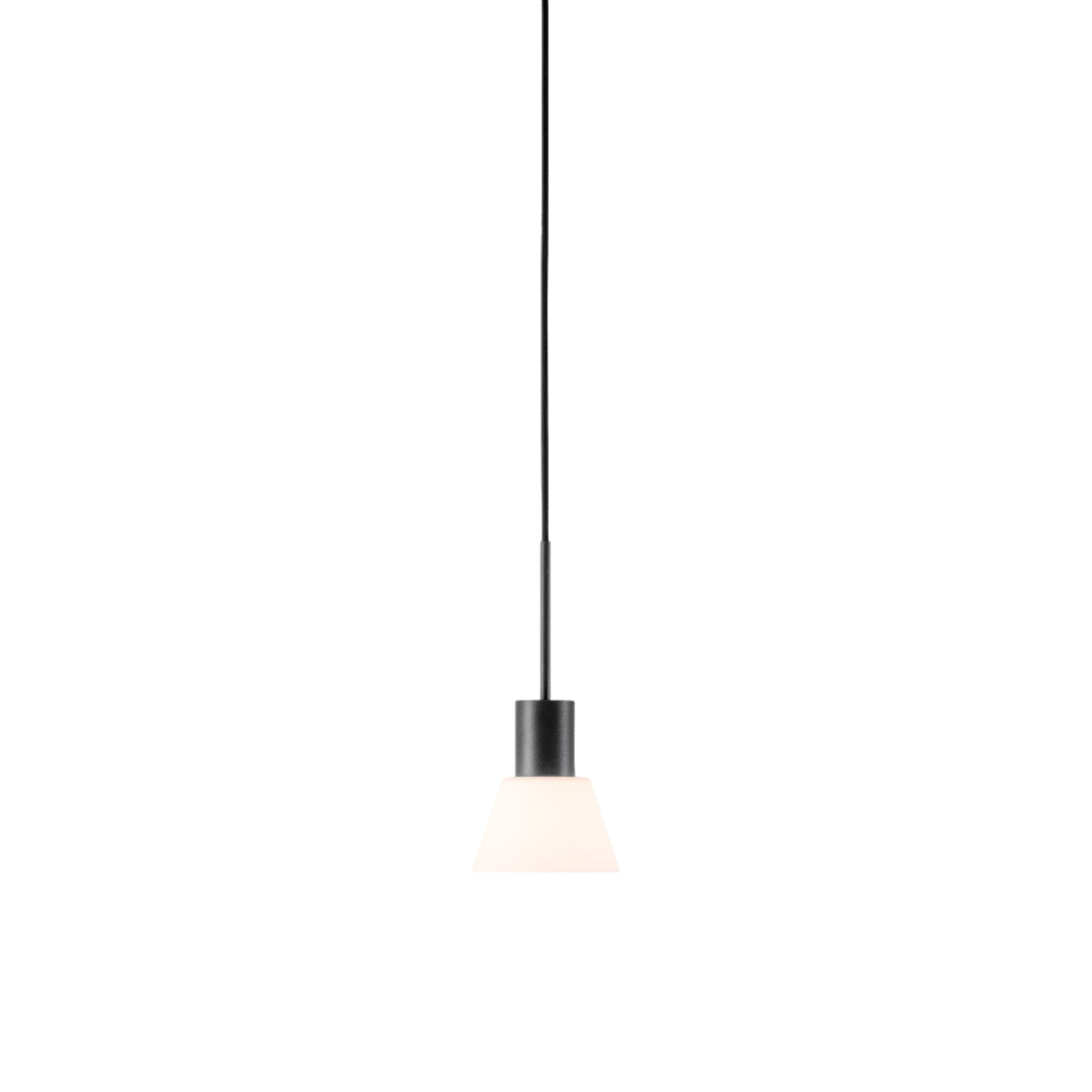 Belt LED Pendant Light in Anthracite.
