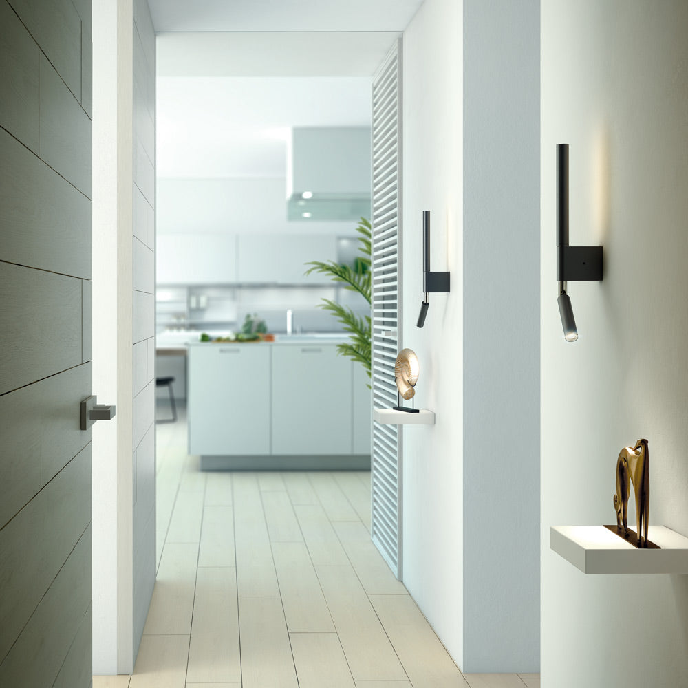Canut LED Wall Light in hallway.