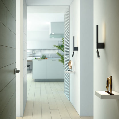 Canut LED Wall Light in hallway.