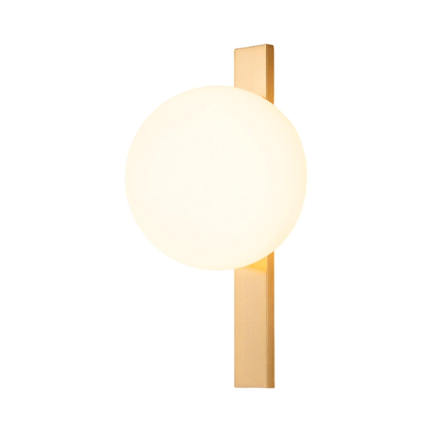 Circ 3720 LED Wall Light in Satin Gold.