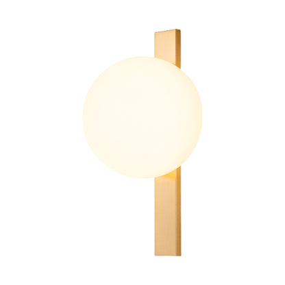 Circ 3720 LED Wall Light in Satin Gold.