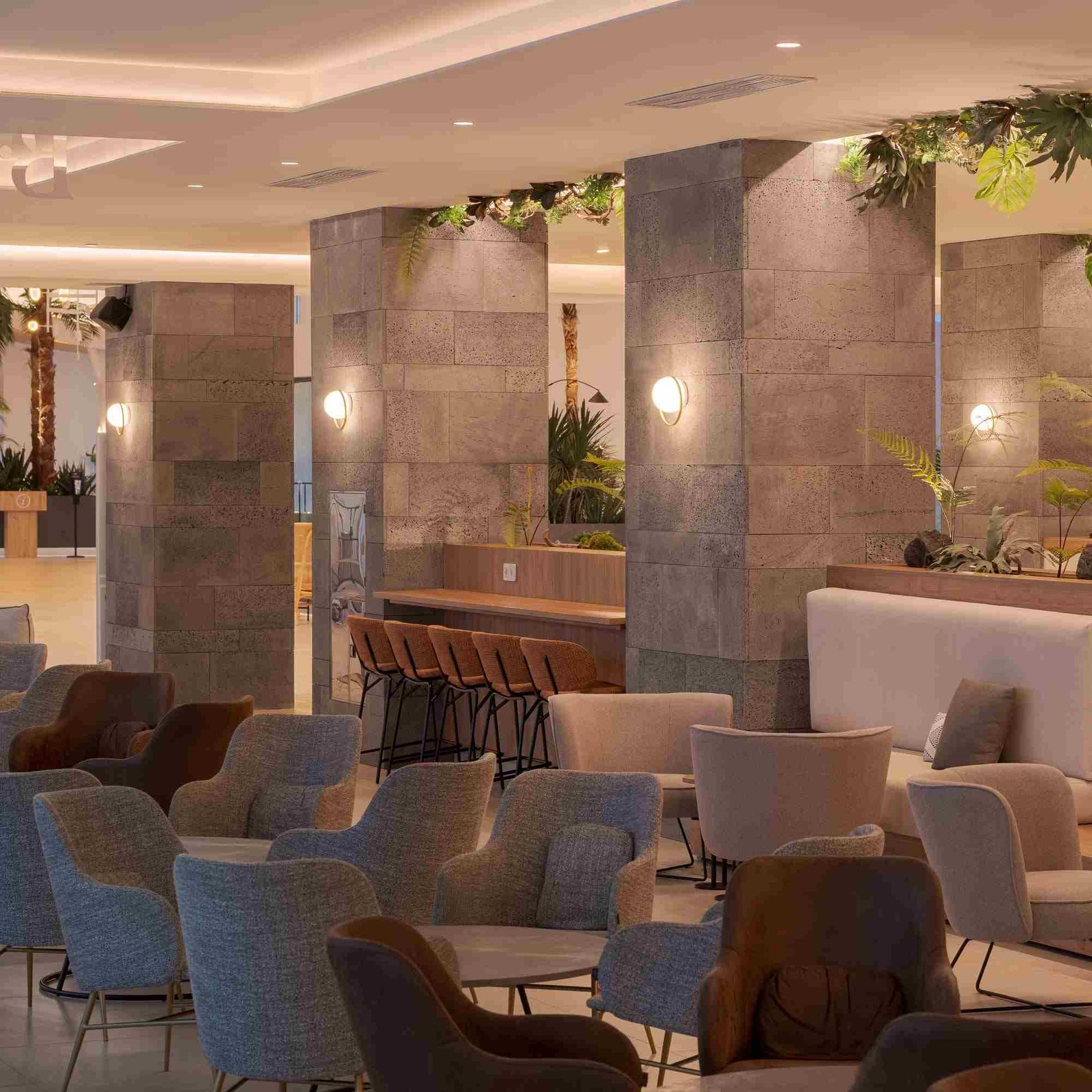 Circ 3722 LED Wall Light in restaurant.