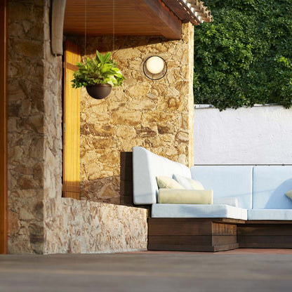 Circ 3722X Outdoor LED Wall Light in Outside Area.