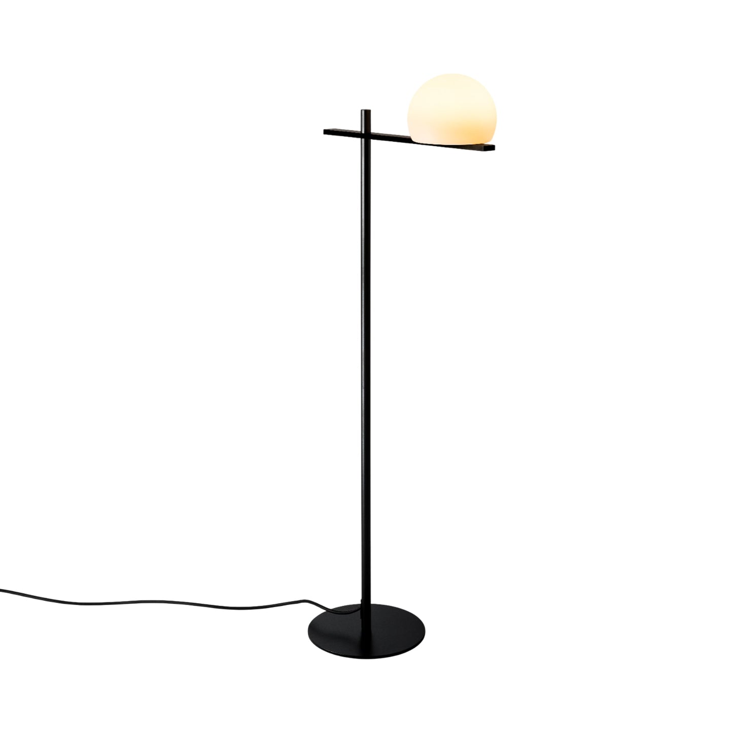 Circ Floor Lamp in Black.