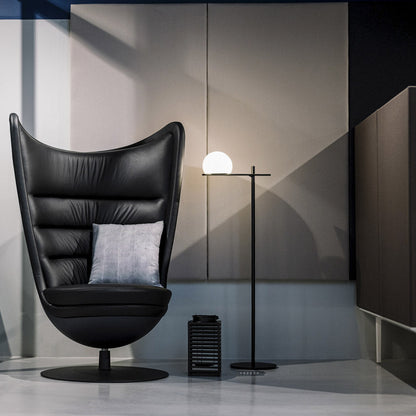 Circ Floor Lamp in living room.