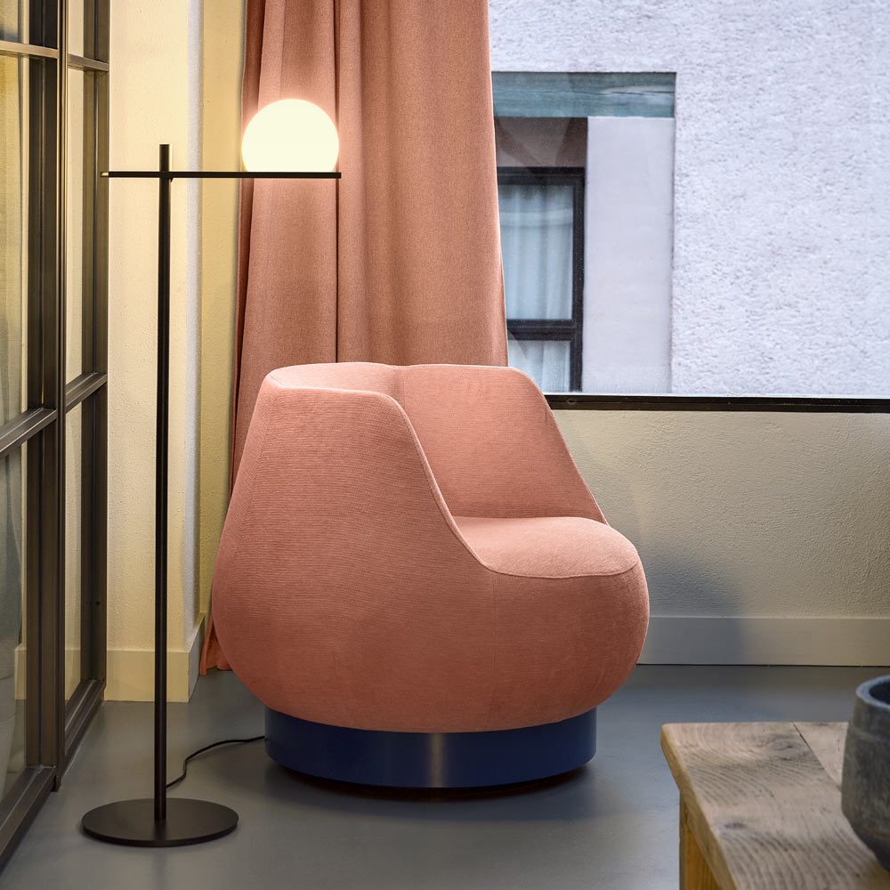 Circ Floor Lamp in living room.