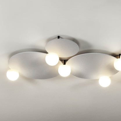 Circ LED Flush Mount Ceiling Light in Detail.