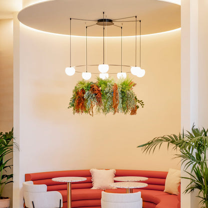 Circ LED Pendant Light in coffee shop.