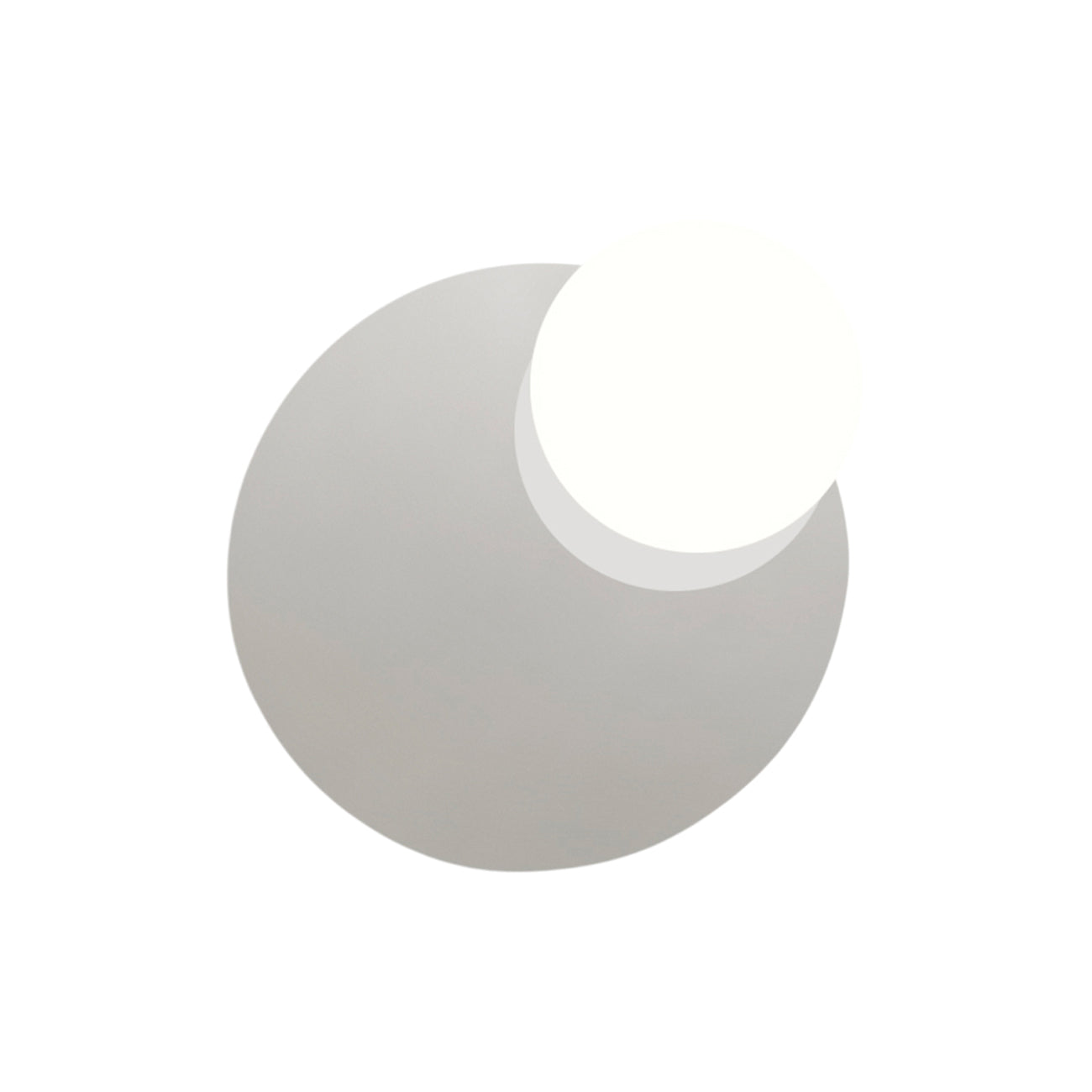 Circ LED Wall Light in Grey Fumé (11.75-Inch).
