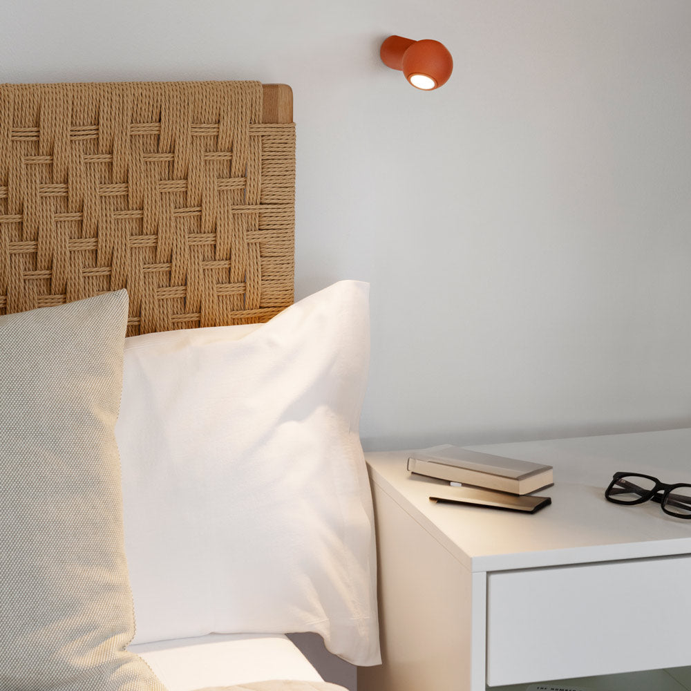 Compass 4070S Wall Light in bedroom.