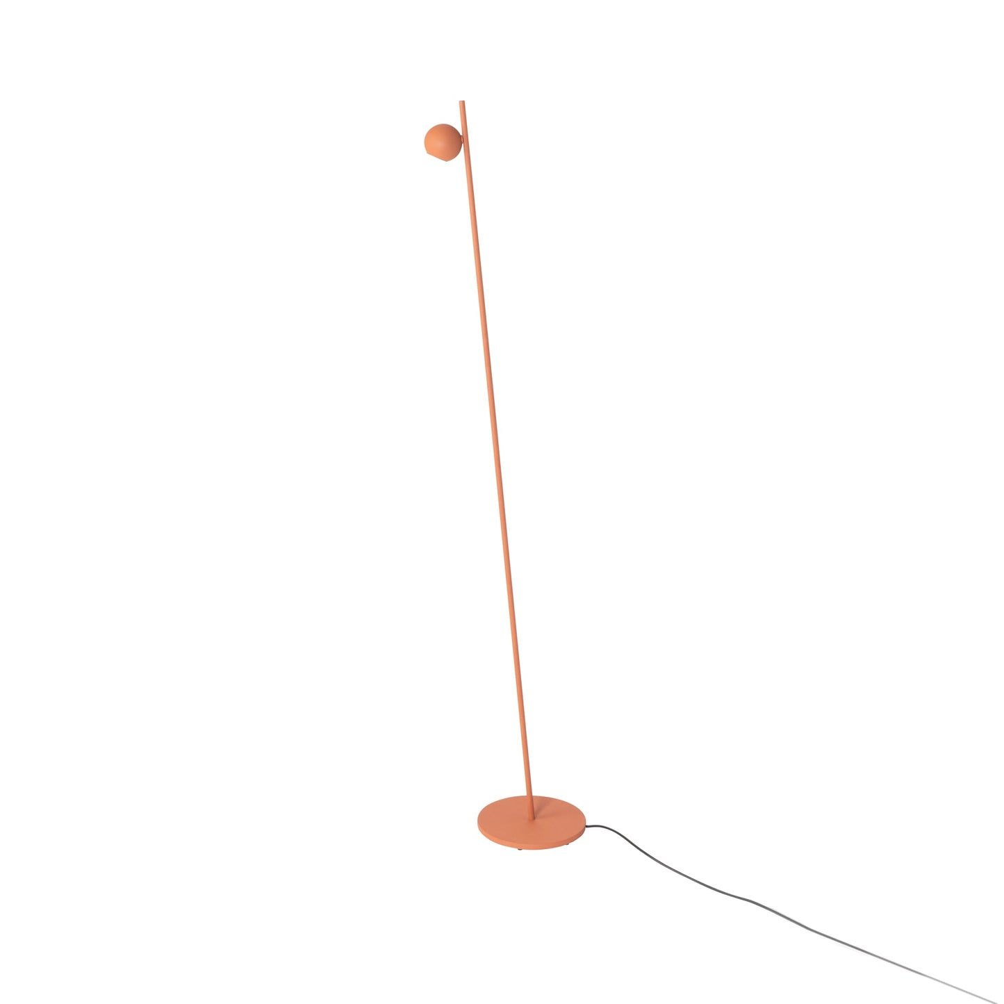Compass 4078 Floor Lamp in Terracotta.