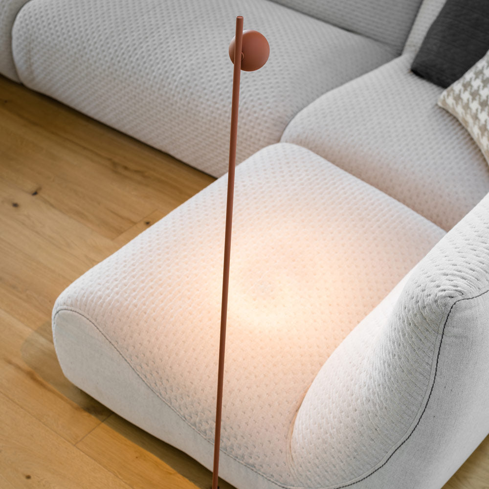 Compass 4078 Floor Lamp in living room.