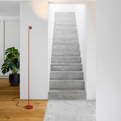 Compass Floor Lamp in hallway.