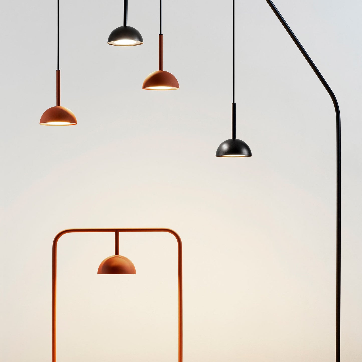 Cupolina LED Floor Lamp in Detail.