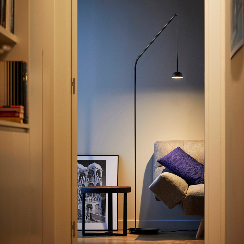 Cupolina LED Floor Lamp in living room.