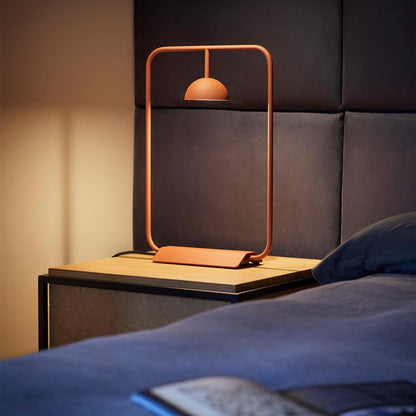 Cupolina LED Table Lamp in bedroom.