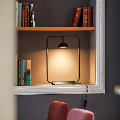 Cupolina LED Table Lamp in living room.