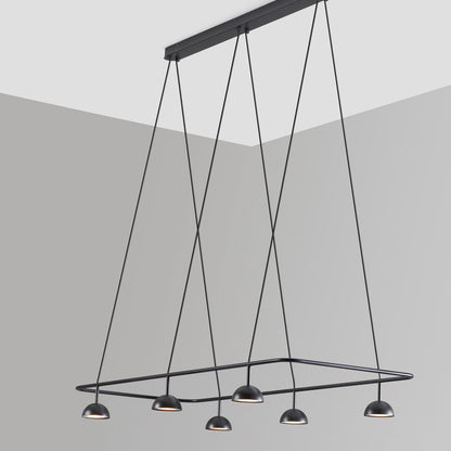 Cupolina Linear LED Pendant Light in Detail.