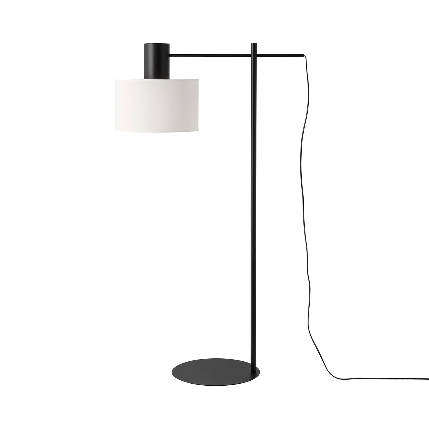 Cyls Floor Lamp in White Pearl.