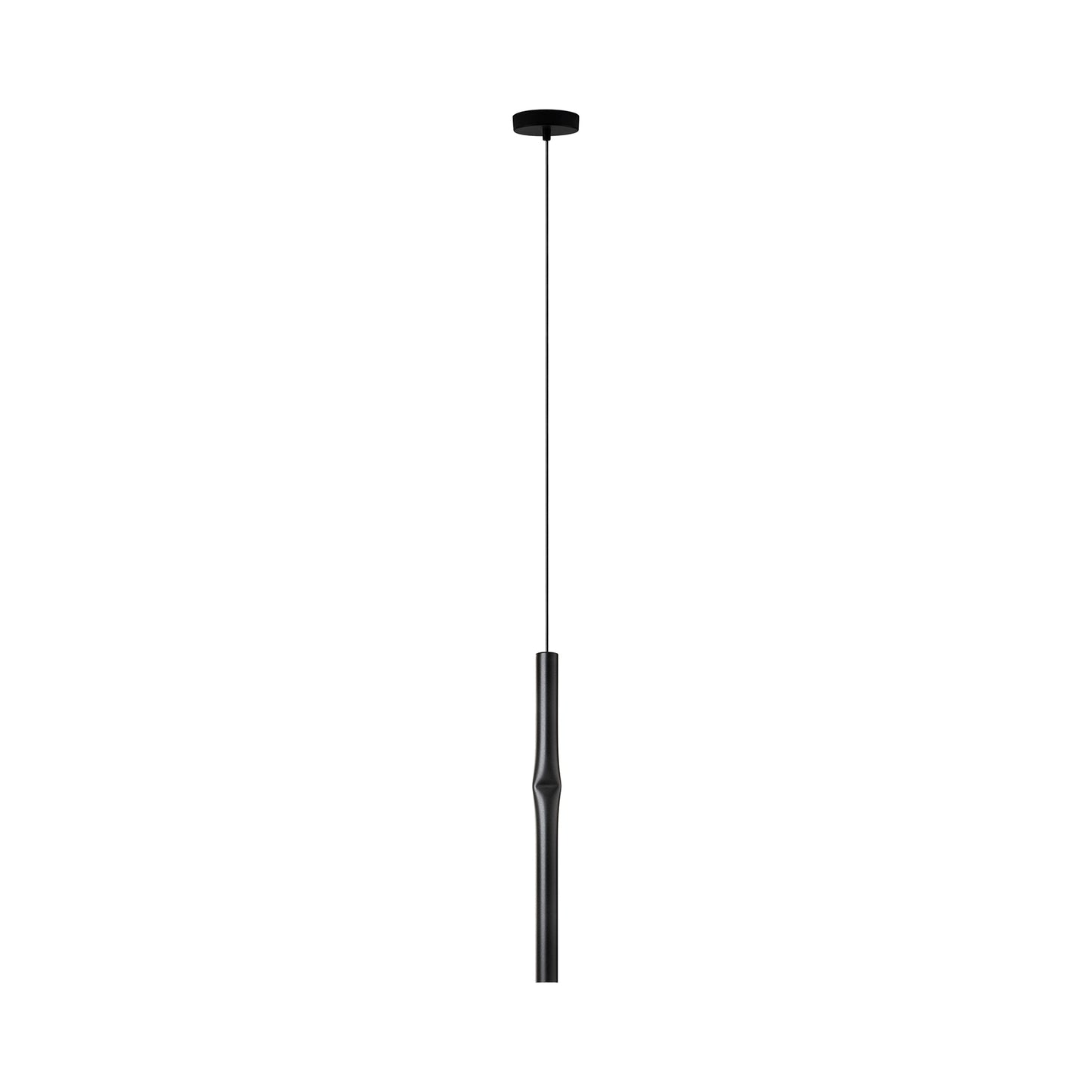 Flow LED Pendant Light in Black/Black (20.13-Inch).