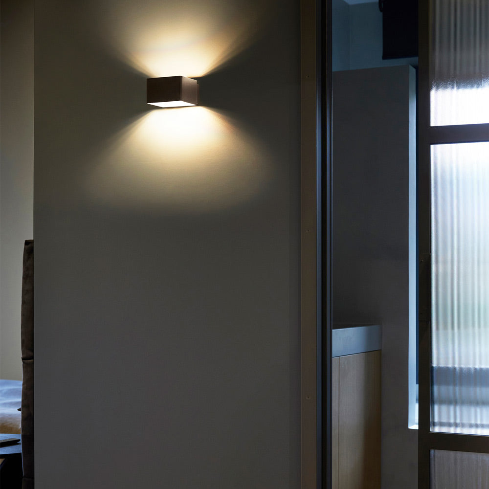 Frame LED Wall Light in hallway.
