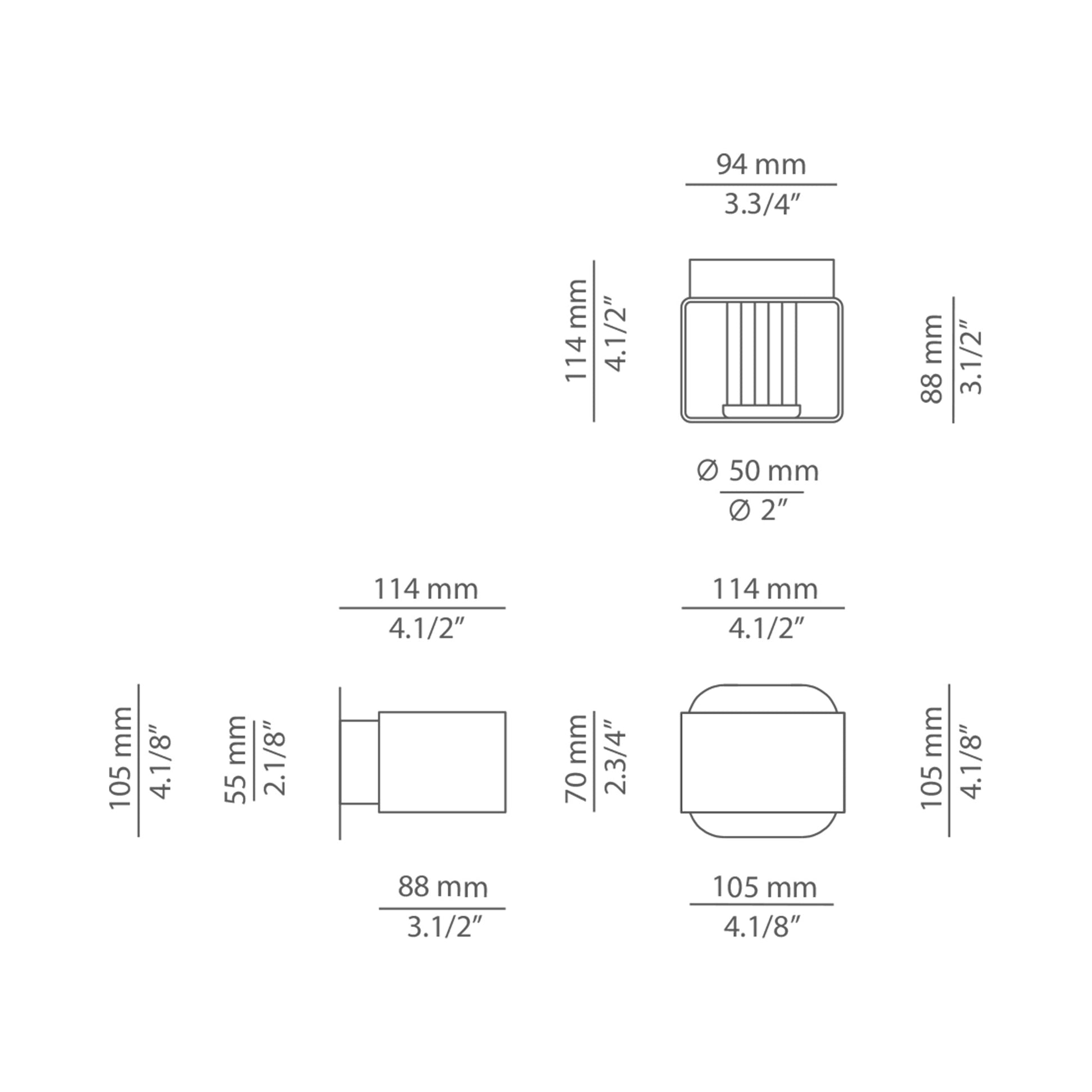 Frame LED Wall Light in Detail.