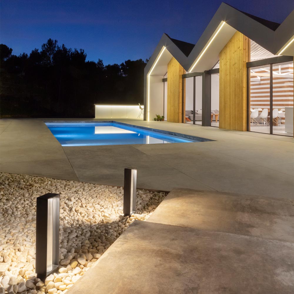 Frame Outdoor LED Path Light in Outside Area.