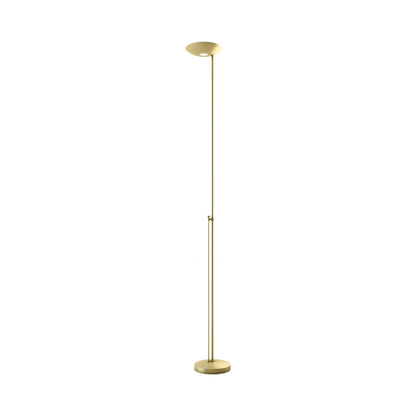 Icons Floor Lamp in Satin Gold.